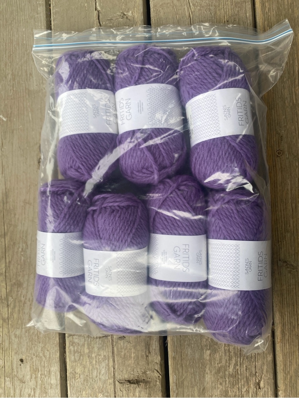 Sandnes Garn Fritids Garn Yarn Lot - Pack of 7, Bulky, 70m/50g